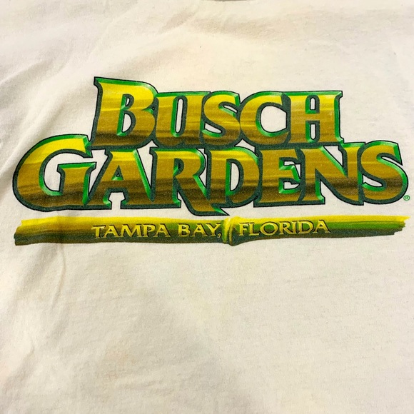 Vintage Busch gardens shirt - Picture 1 of 4